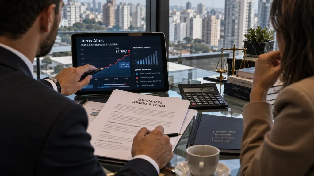 Mercado Imobiliário e Juros Altos – Comportamento e Segurança